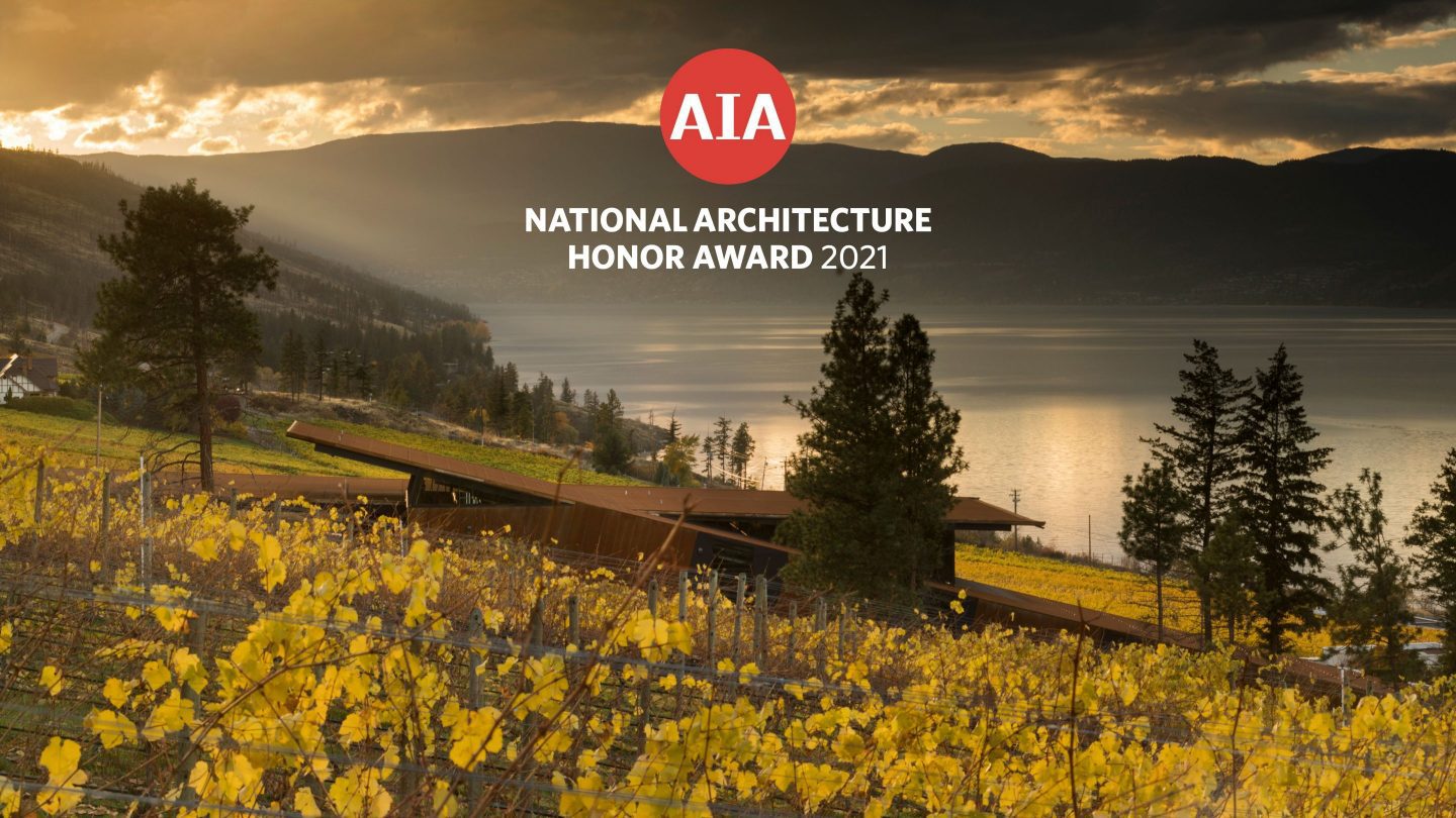 photo of Martin’s Lane Winery Receives AIA National Architecture Honor Award