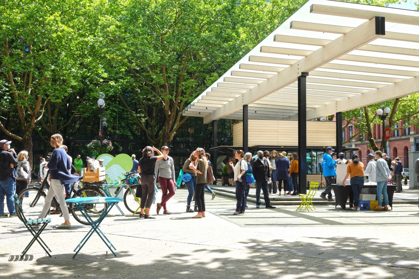 photo of New Occidental Park Pavilion Designed by Olson Kundig Opens in Pioneer Square